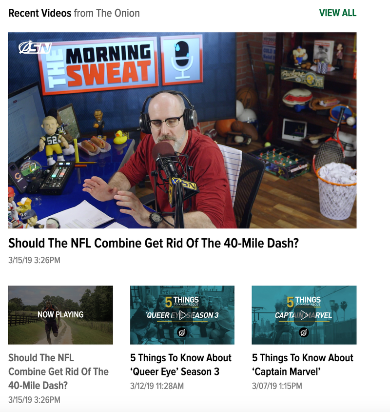 Illustration for article titled New Homepage Video Carousel & End Cards Test